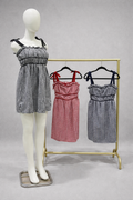 VESTIDO CORTO DE CUADROS