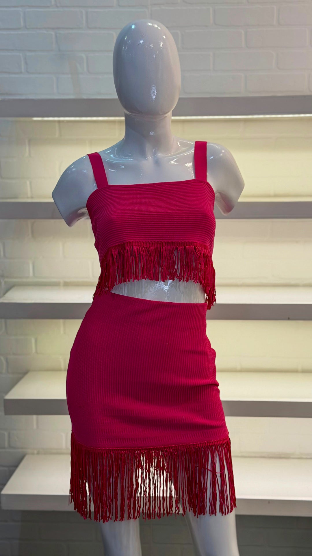 CONJUNTO TOP Y FALDA