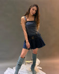 VESTIDO CORTO MEZCLILLA