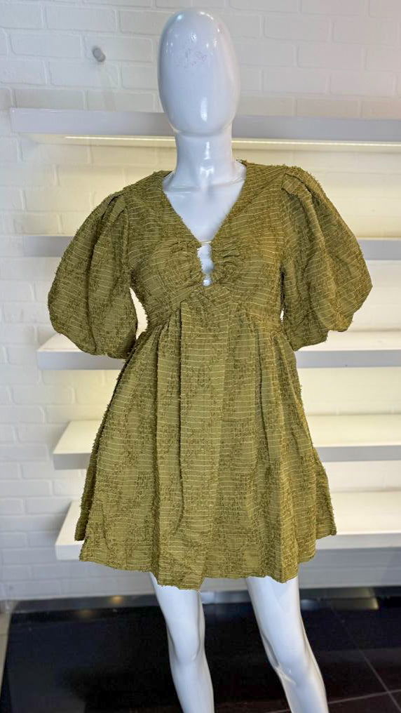 VESTIDO MANGA ANCHA