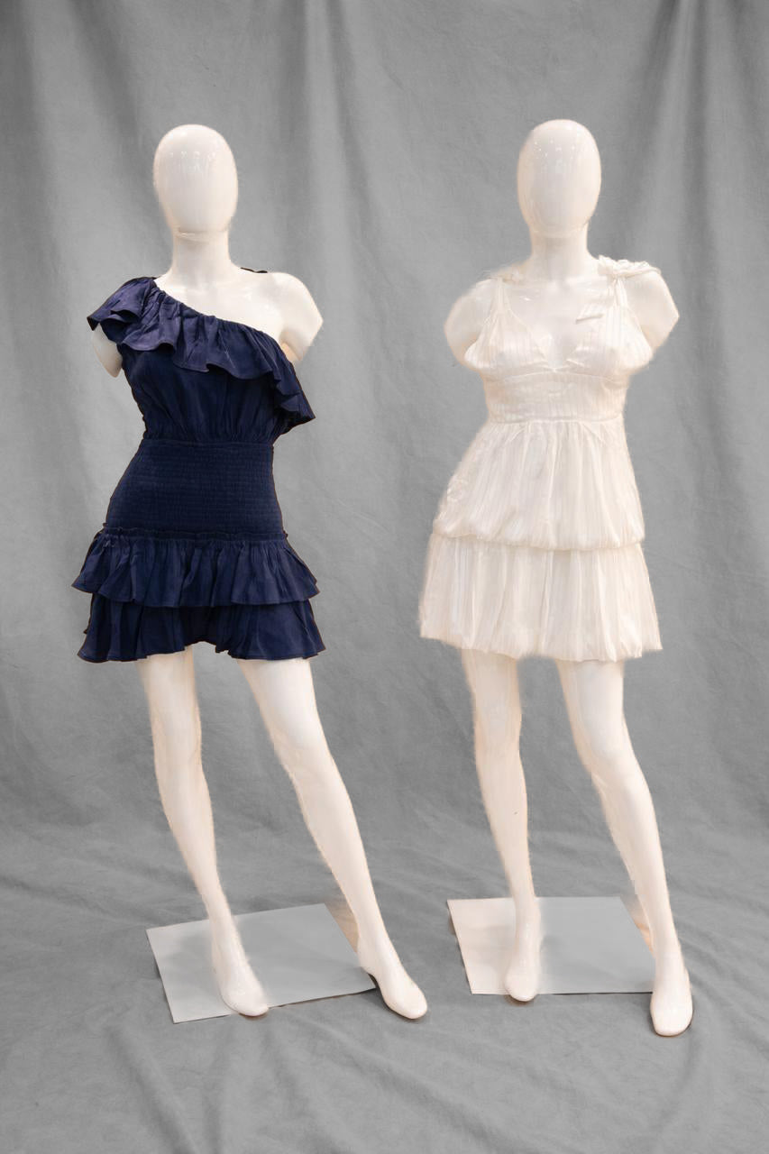 VESTIDO CORTO DE UN HOMBRO